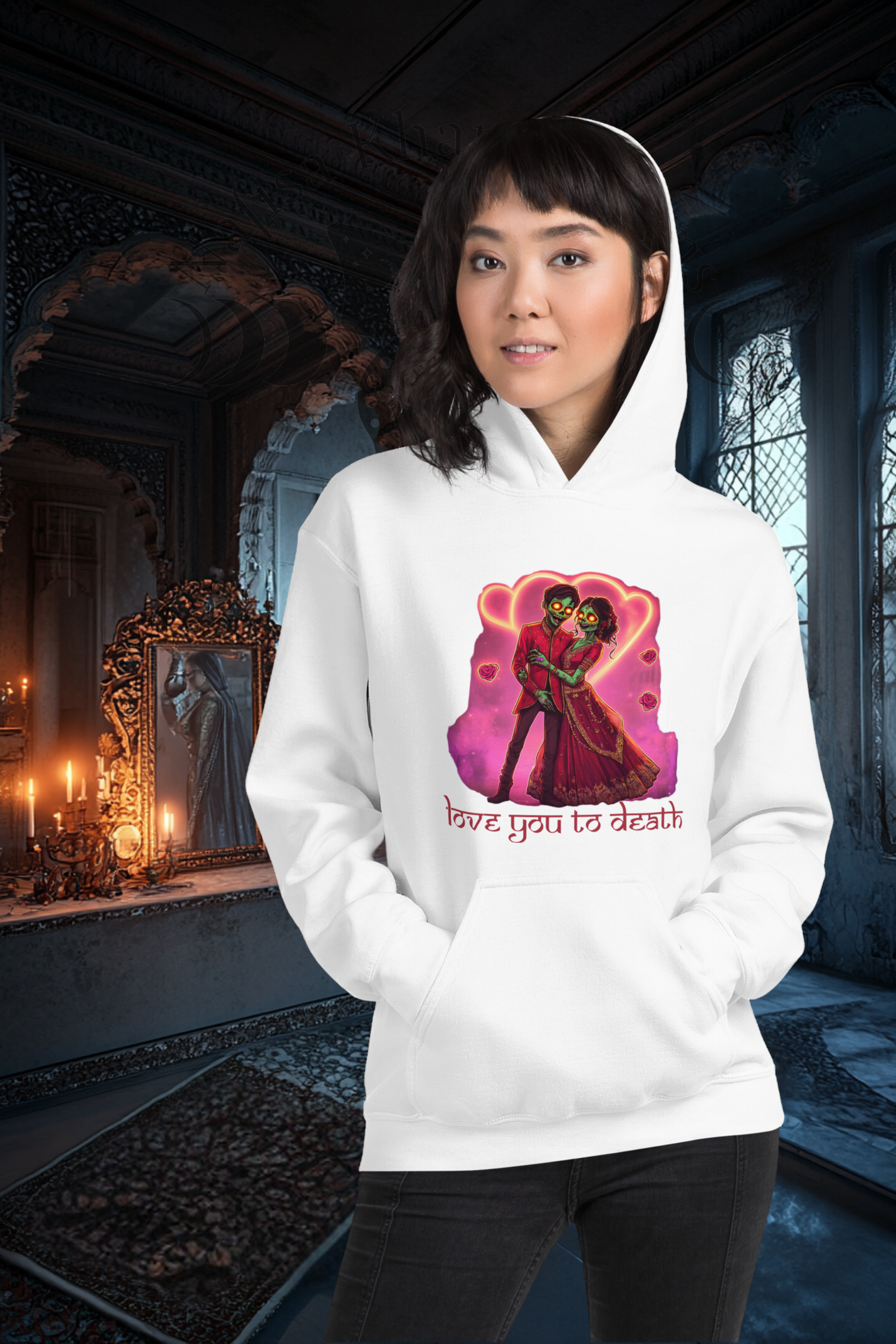 Desi Zombies™ "Love You to Death" Valentine’s Day Hoodie