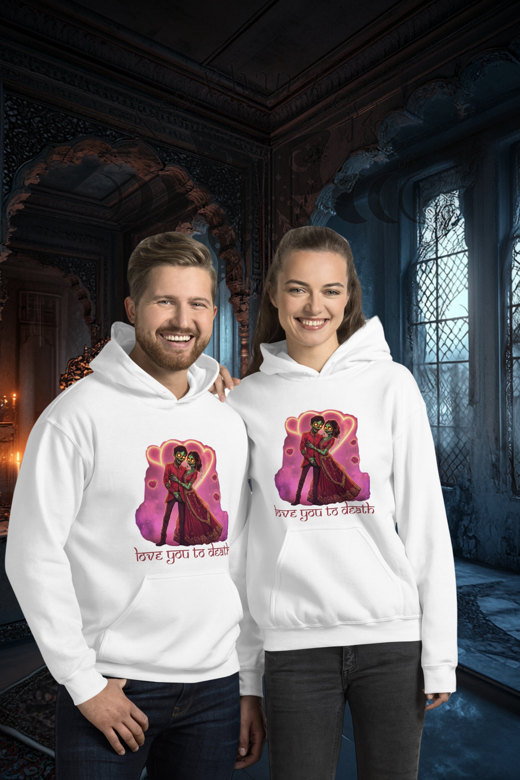 Desi Zombies™ "Love You to Death" Valentine’s Day Hoodie