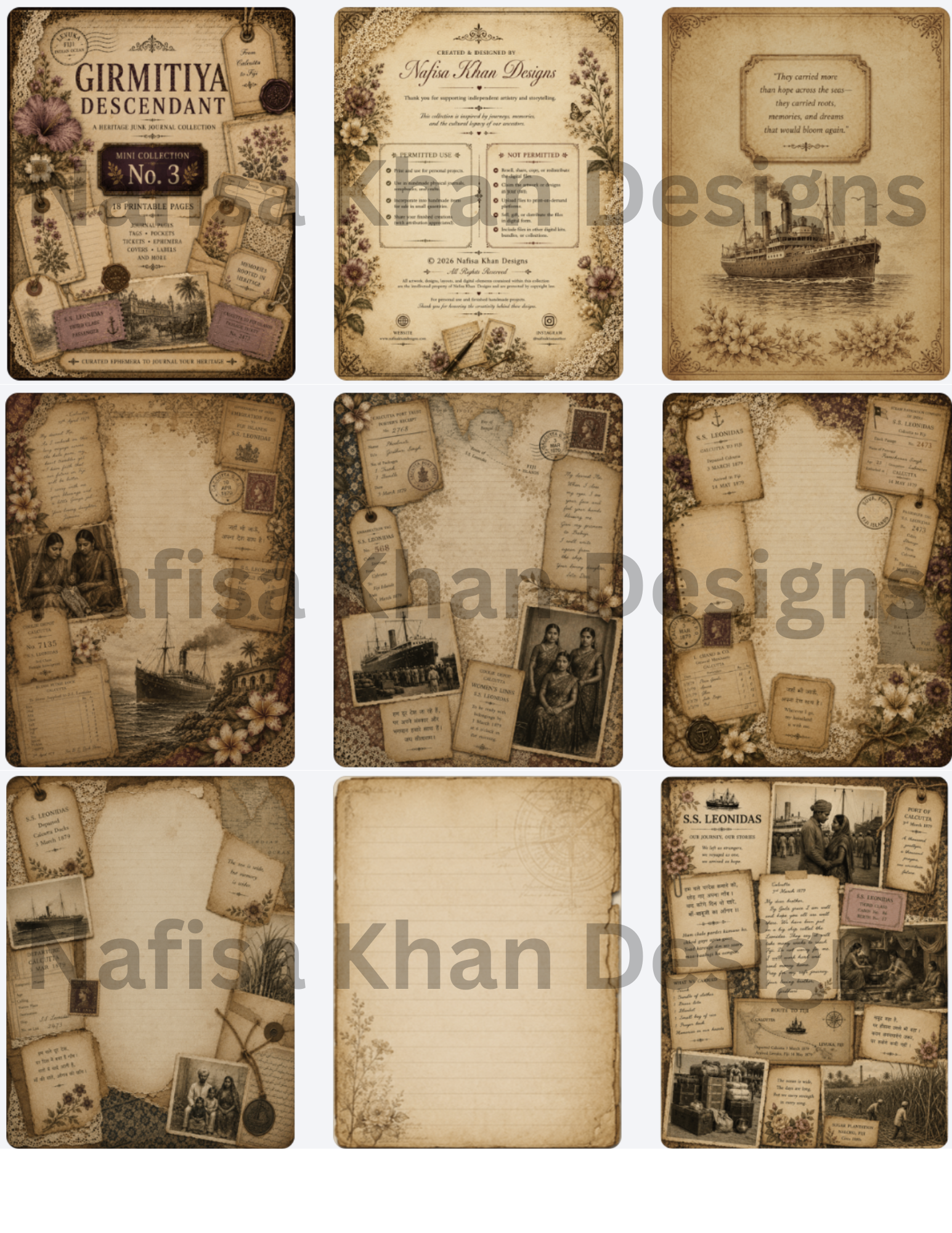 HERITAGE JUNK JOURNAL COLLECTION - NO. 3
