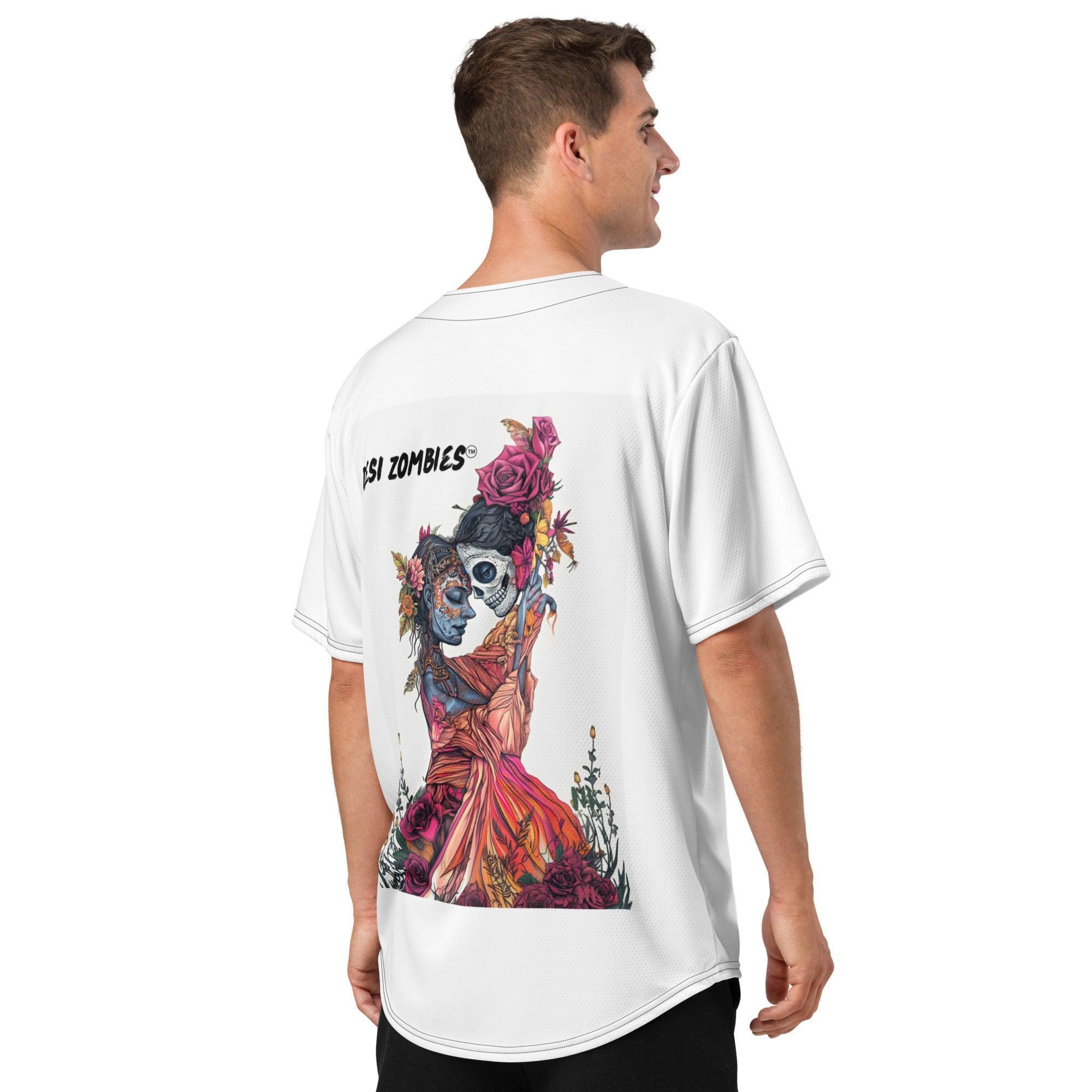 Desi Zombie Romance Recycled baseball jersey - Nafisa Khan Designs