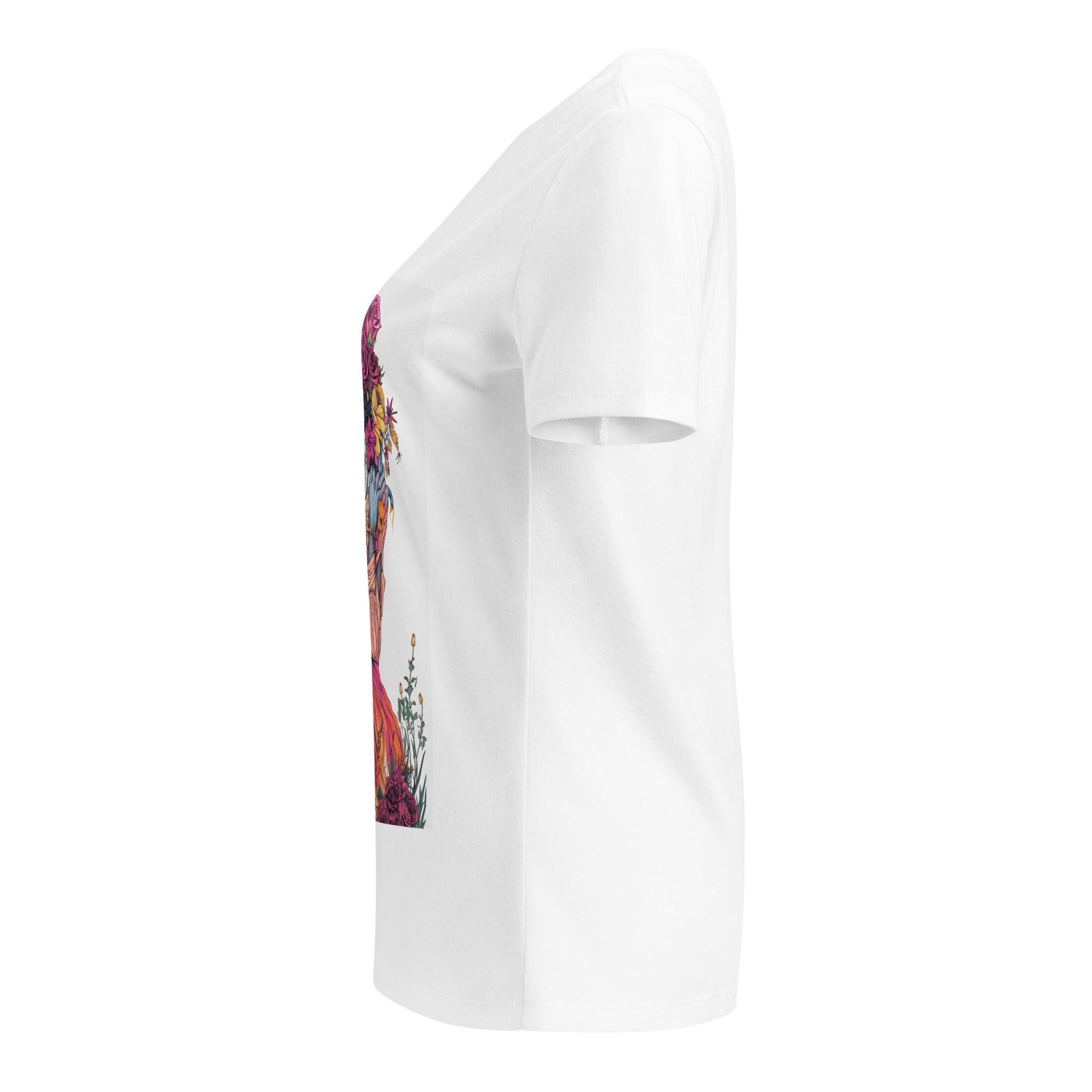 Desi Zombies™ N. 4 Women’s relaxed v-neck t-shirt - Nafisa Khan Designs