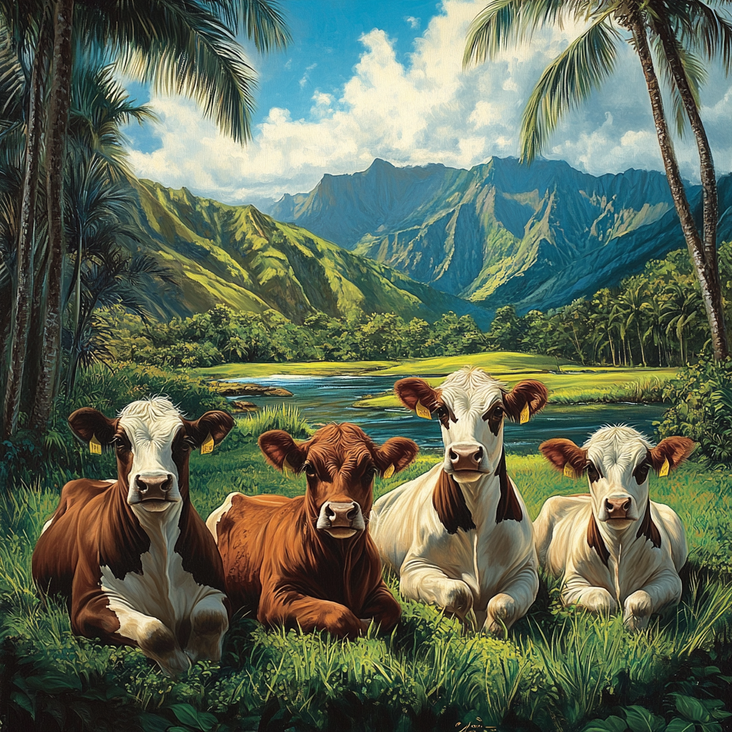 Visiting a Cow Sanctuary in Hawaii