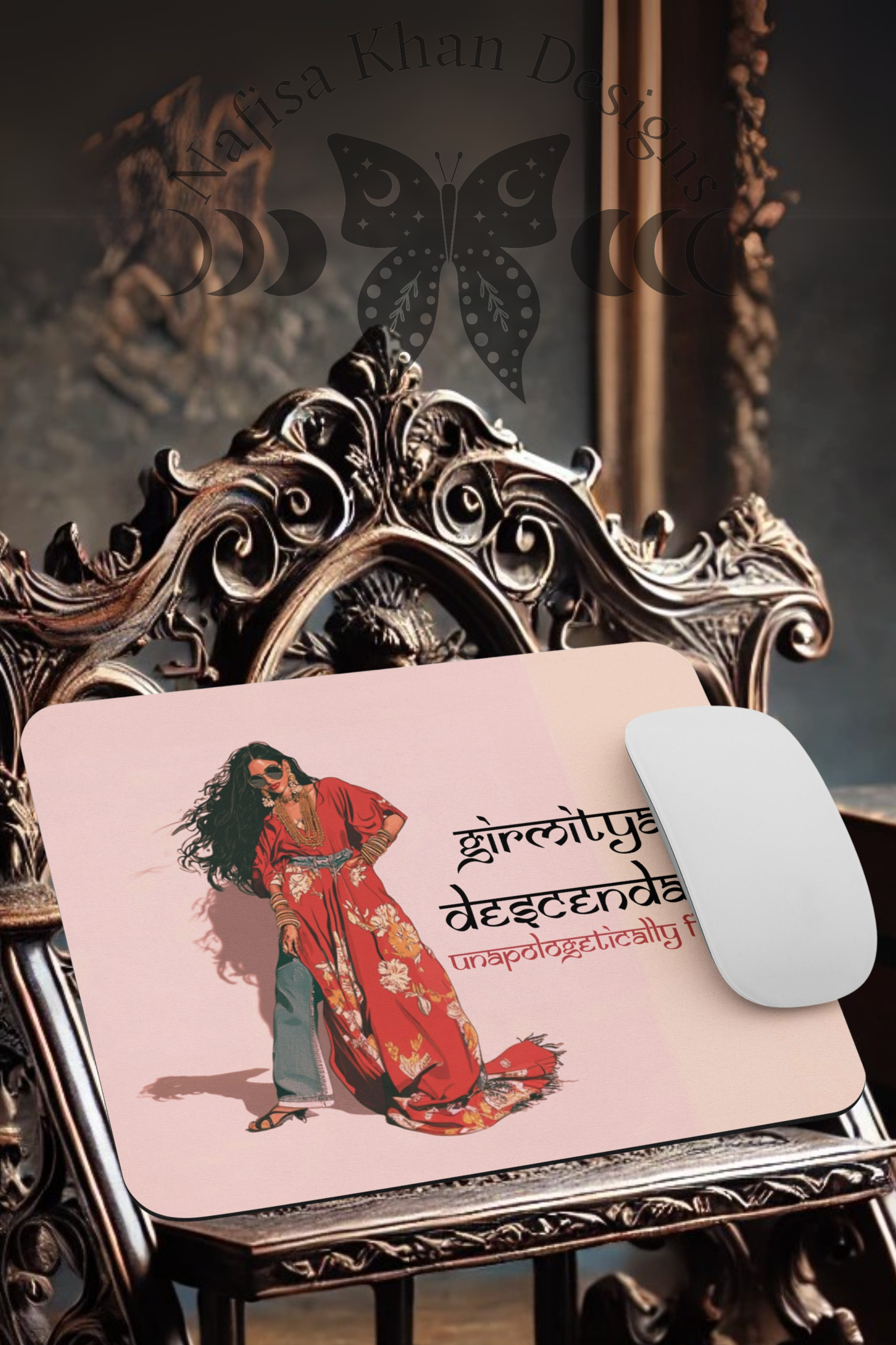 Girmitiya Descendant: Unapologetically Fierce - Mouse Pad