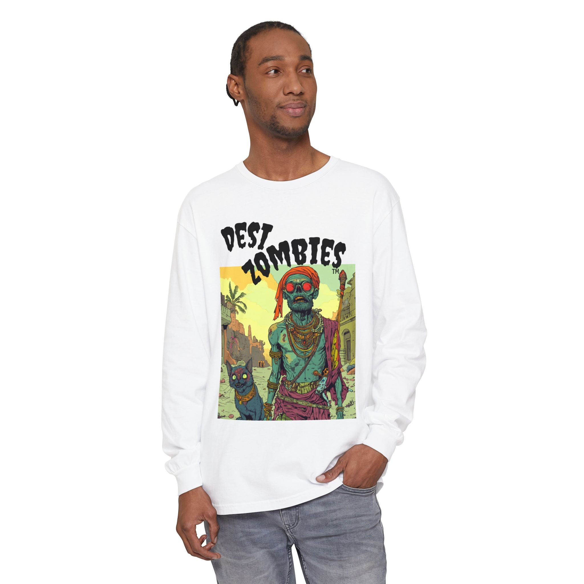 Dest Zombies Graphic Long Sleeve T-Shirt