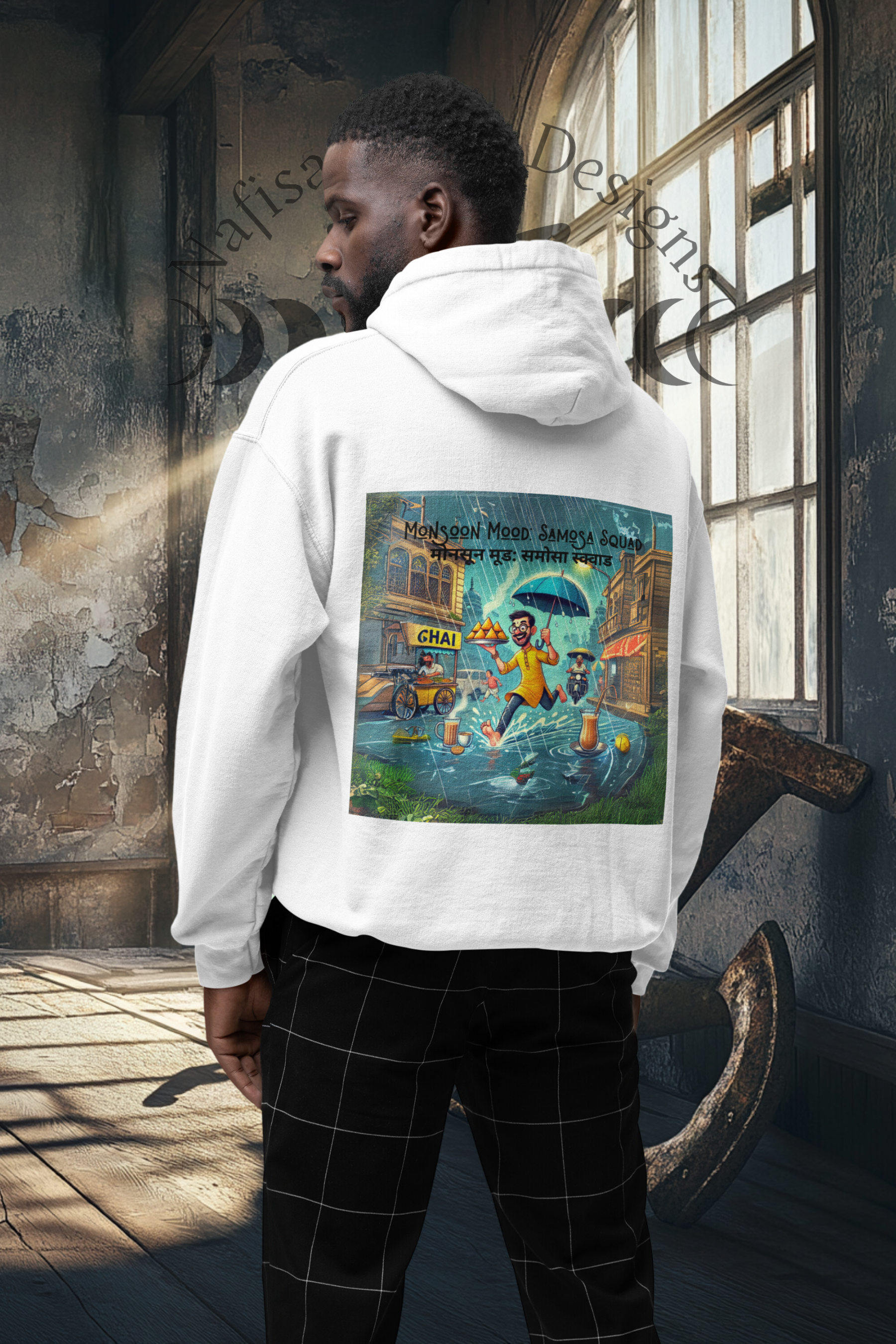 Monsoon Mood: Samosa Squad zip hoodie
