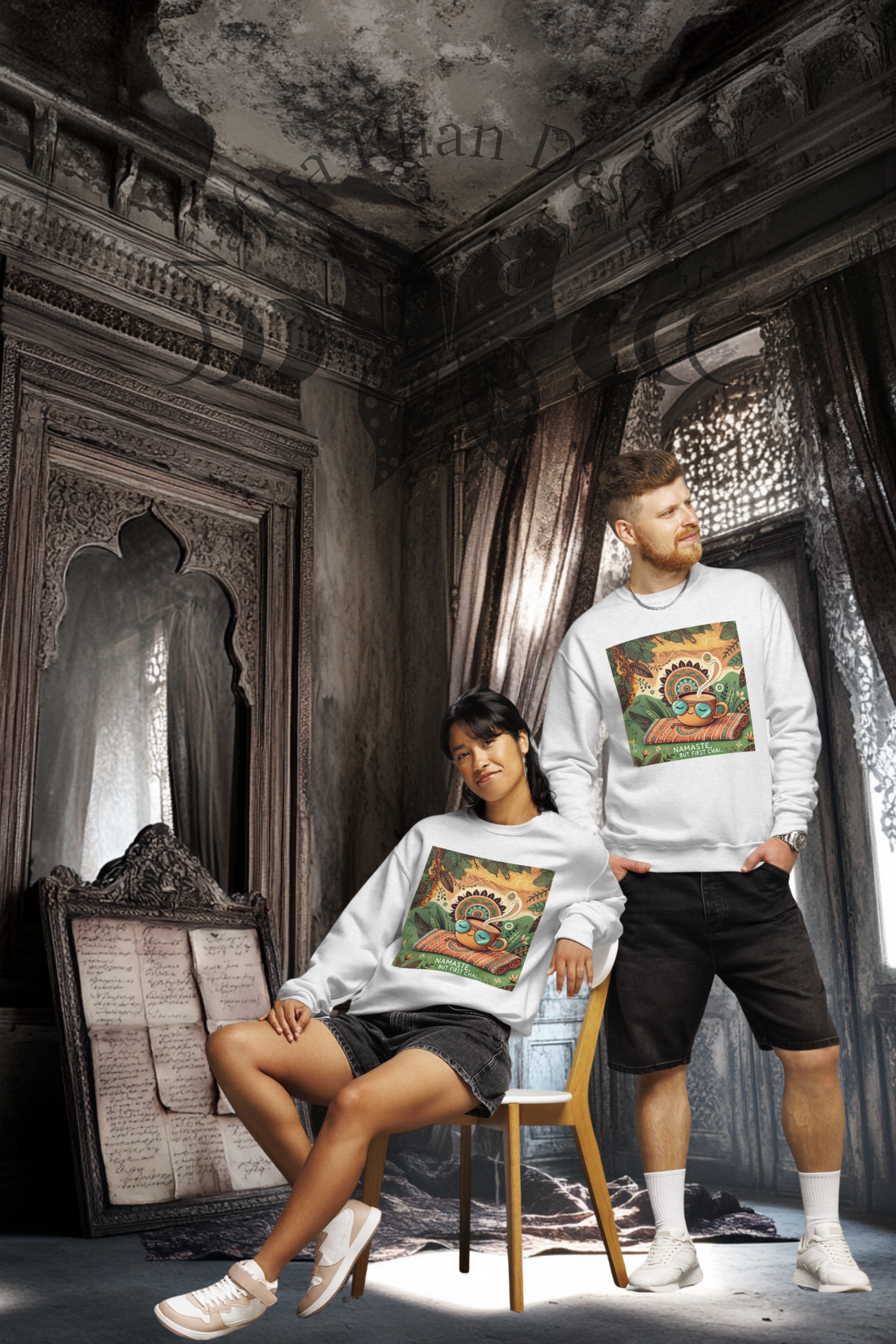 Namaste Chai Cozy Crewneck Sweatshirt