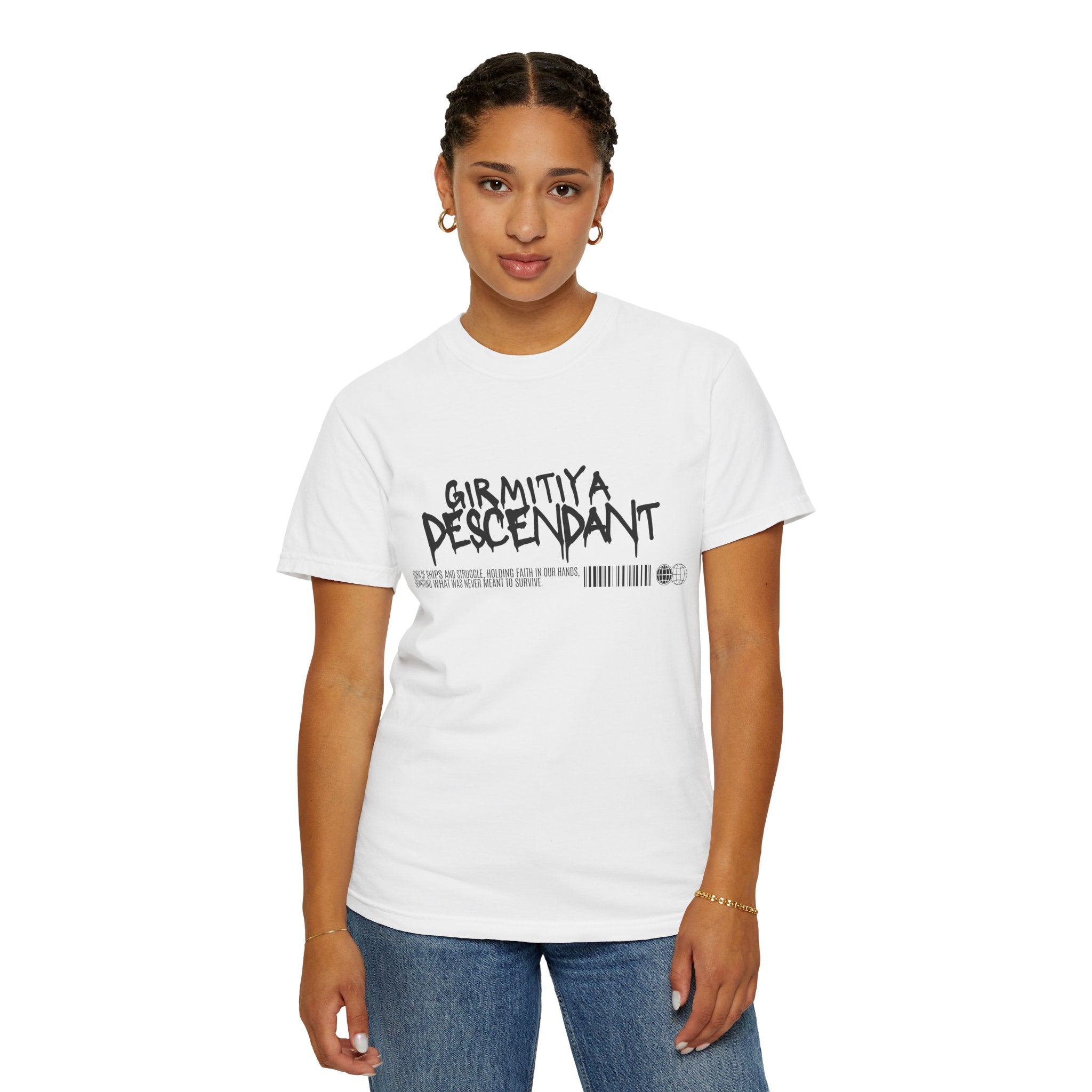 Descendant Graphic T-Shirt — 'Girmitiya Descendant' Streetwear Tee