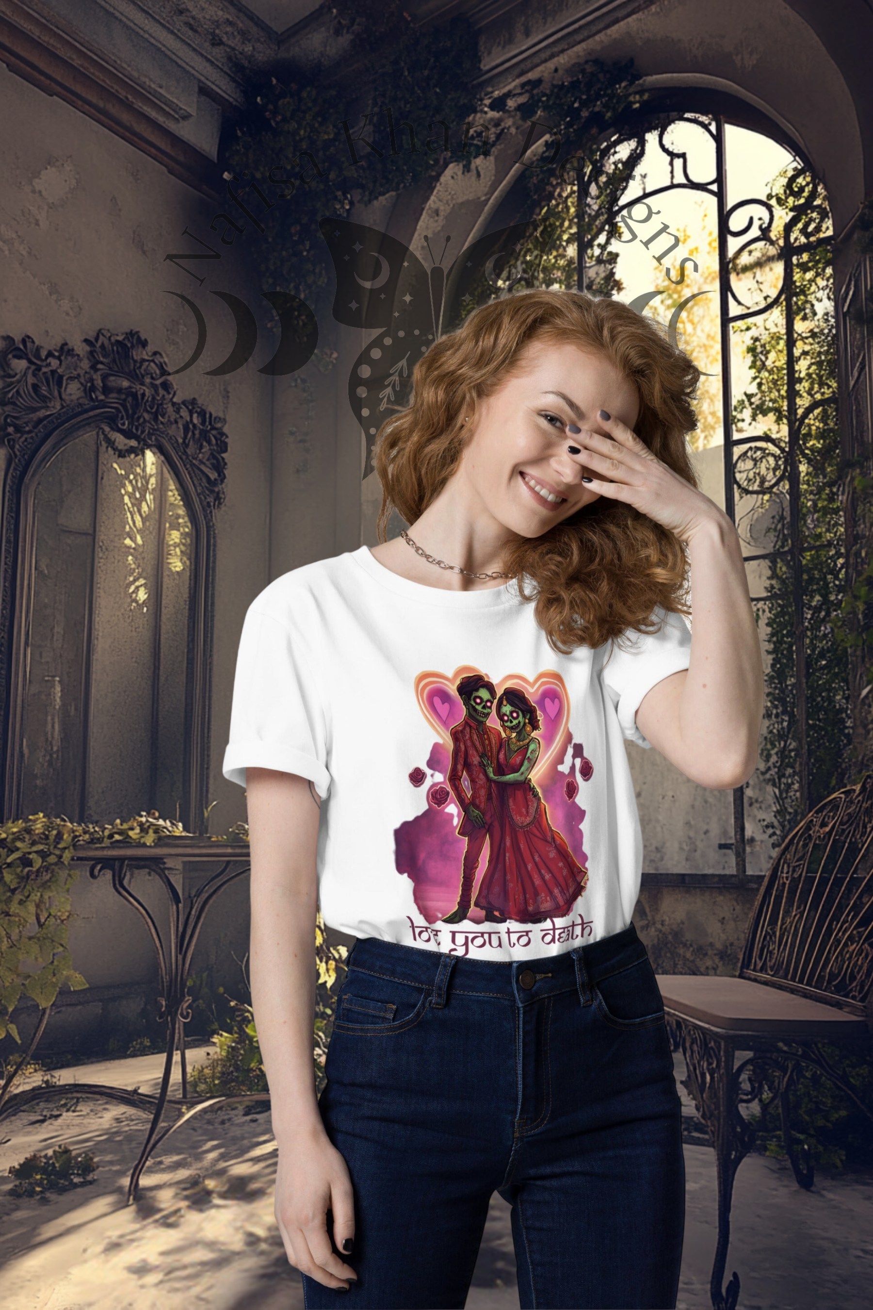 Desi Zombies™ "Love You to Death" Valentine’s Day T-Shirt