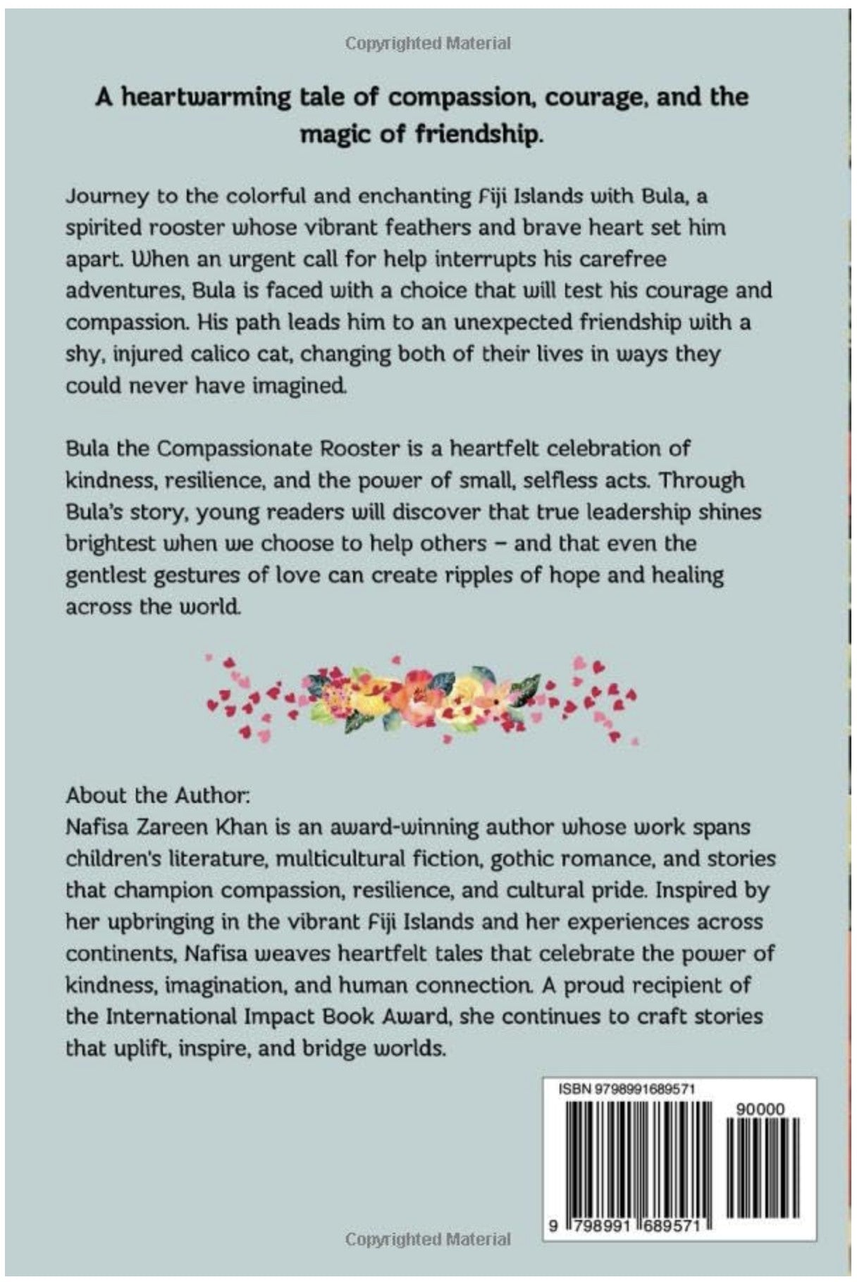 Signed Author Copy – Bula the Compassionate Fijian Rooster