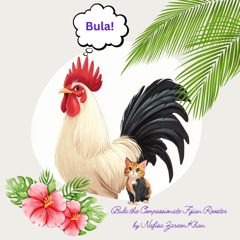 Signed Author Copy – Bula the Compassionate Fijian Rooster