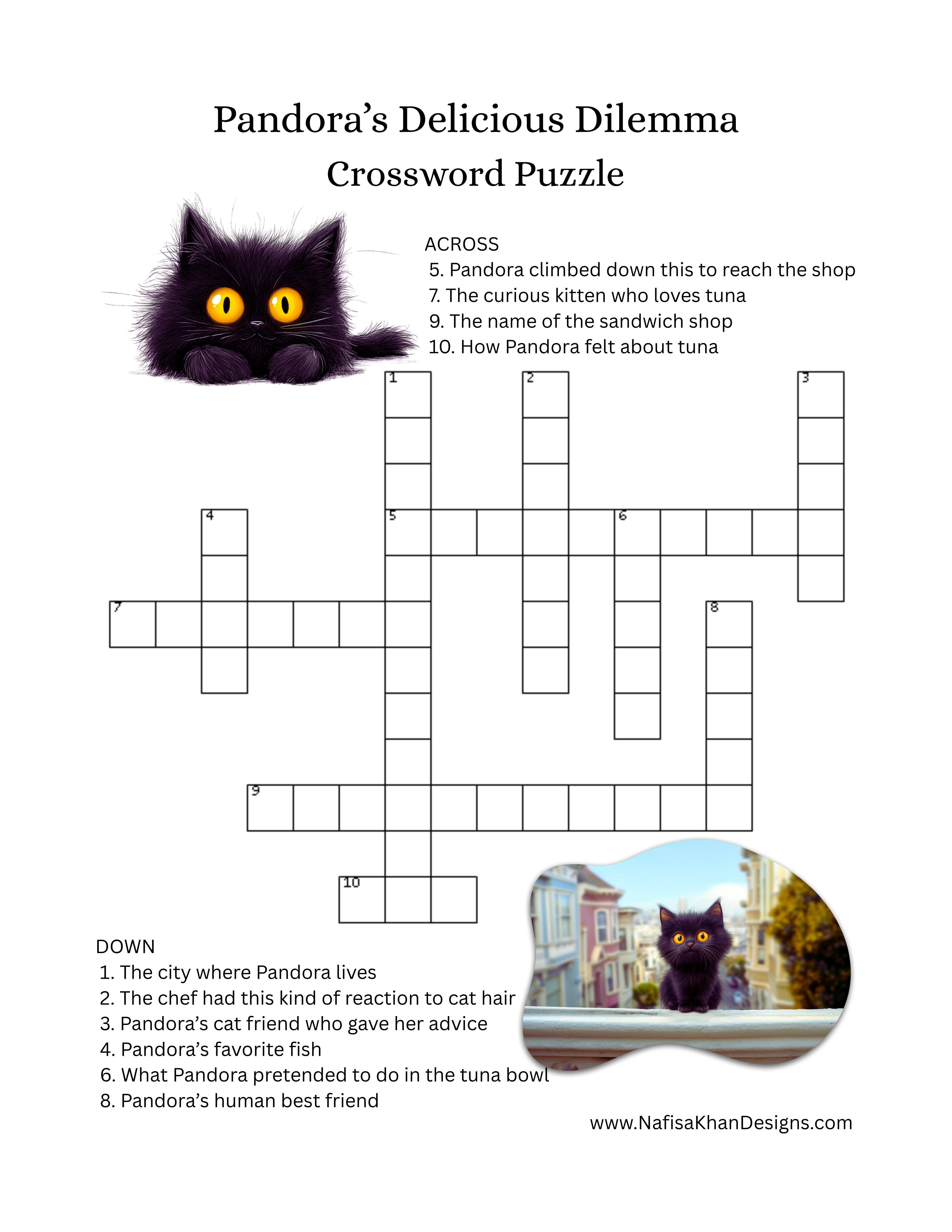 Pandora's Delicious Dilemma - Crossword Puzzle