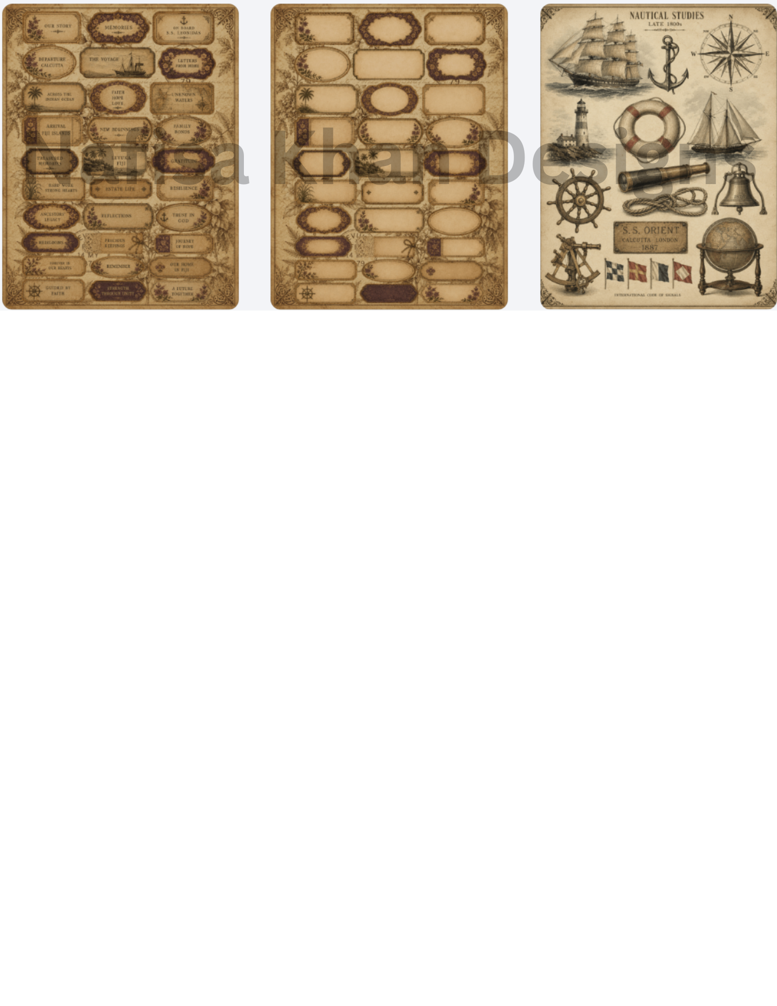 HERITAGE JUNK JOURNAL COLLECTION - NO. 3