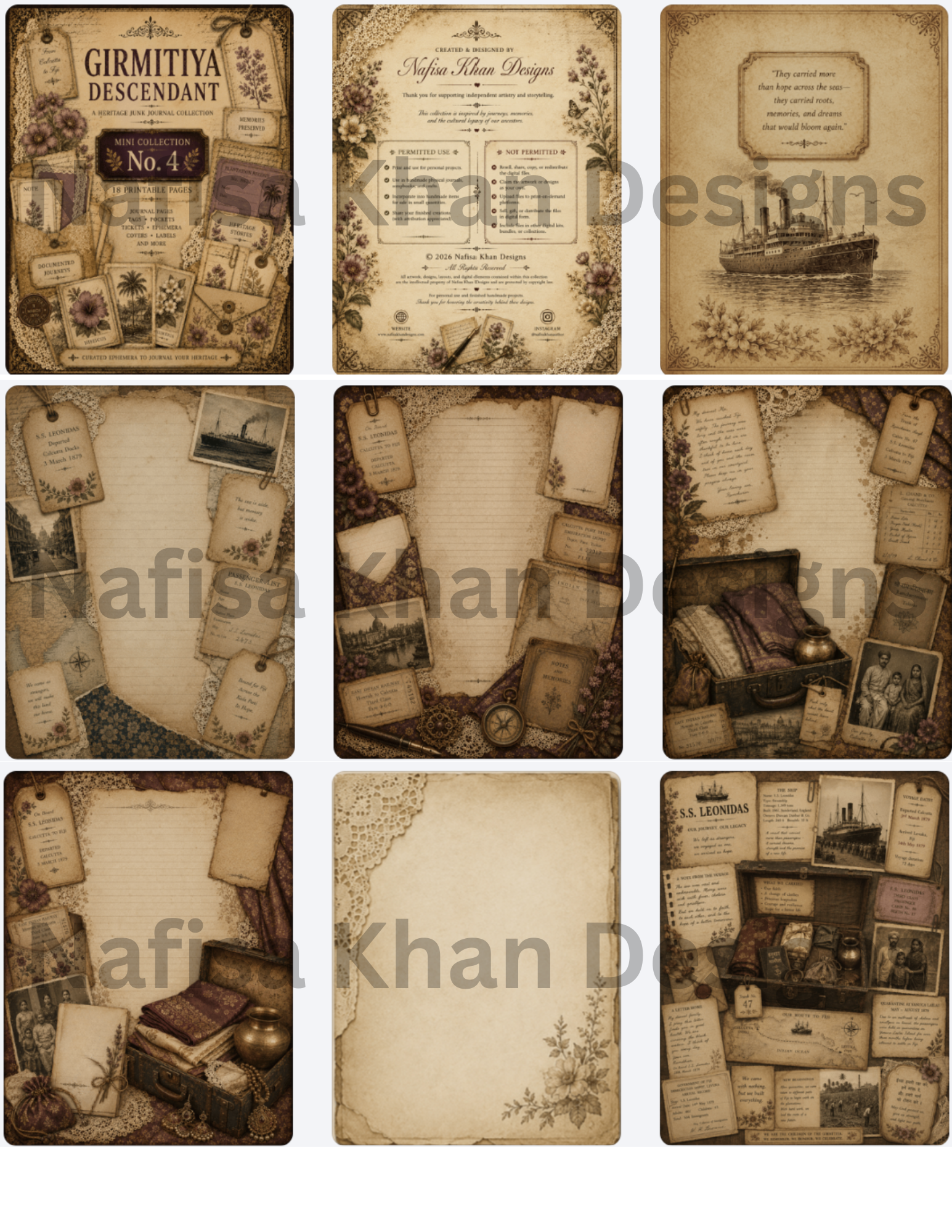 HERITAGE JUNK JOURNAL COLLECTION - NO. 4