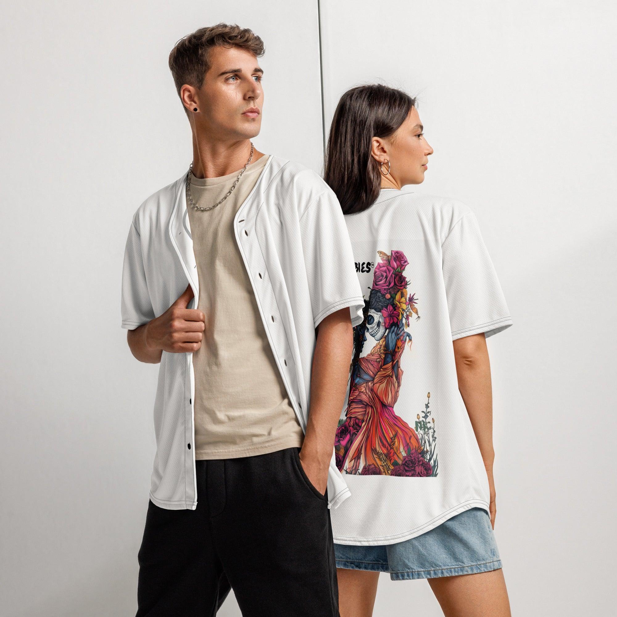 Desi Zombie Romance Recycled baseball jersey - Nafisa Khan Designs