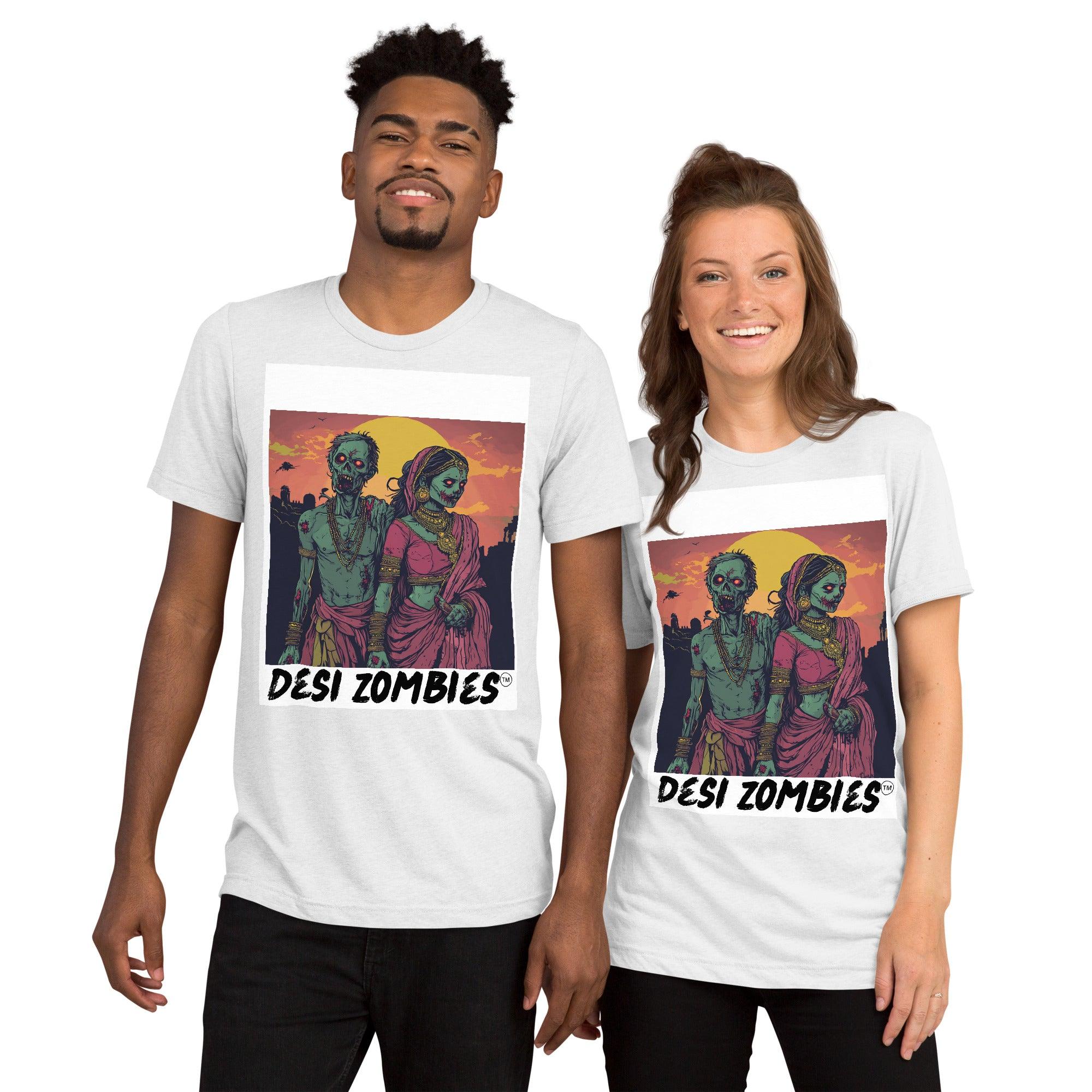 Desi Zombies™ No. 3 Short sleeve t-shirt - Nafisa Khan Designs