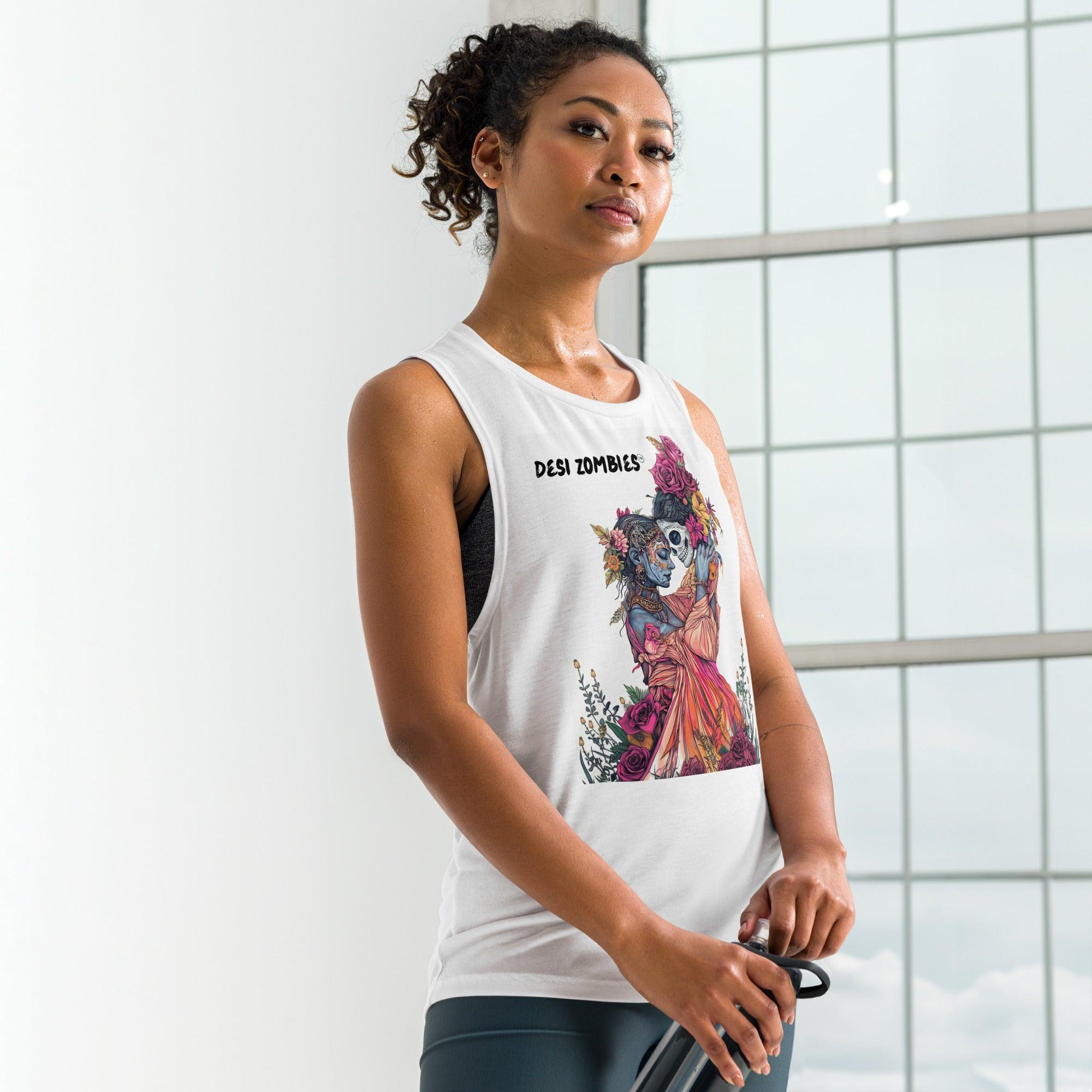 Desi Zombies™ No. 4 Ladies’ Muscle Tank - Nafisa Khan Designs